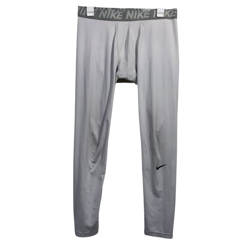 Nike Pro Compression White Athletic Base Layer
